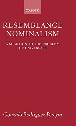 Resemblance nominalism Cover