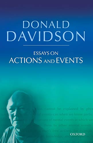 Essays on actions and events Cover
