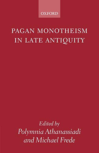 Pagan monotheism in late antiquity Cover