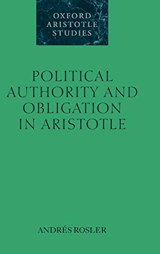 Political authority and obligation in Aristotle Cover