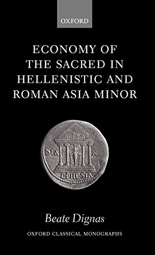 Economy of the sacred in Hellenistic and Roman Asia Minor Cover