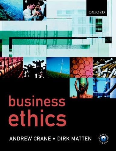 Business ethics Cover