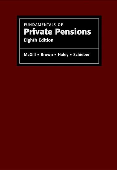 Fundamentals of private pensions Cover