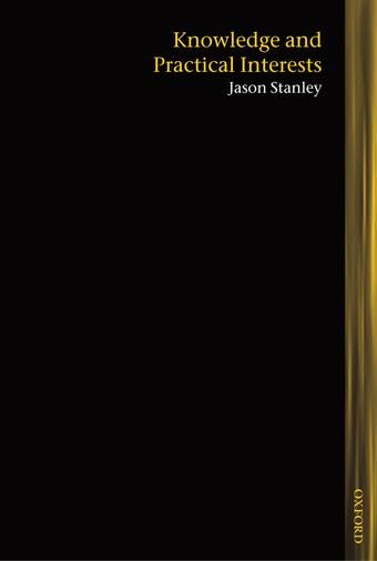 KNOWLEDGE AND PRACTICAL INTERESTS. Cover