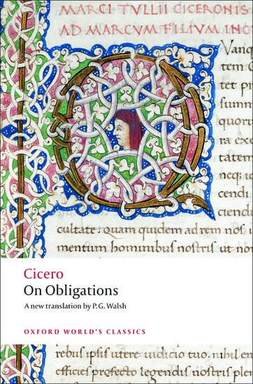 On Obligations: De Officiis (Oxford World's Classics) Cover