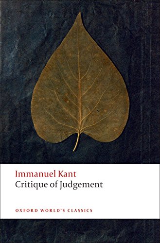 Critique of Judgement (Oxford World's Classics) Cover