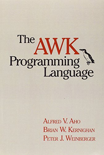 The  AWK programming language Cover