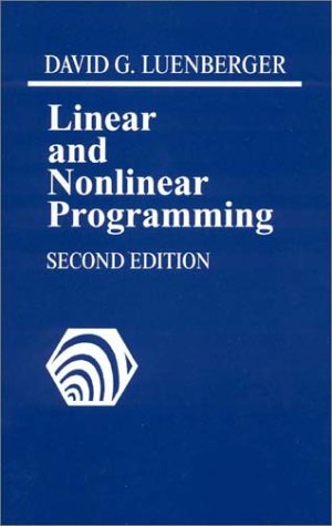 Linear and nonlinear programming Cover