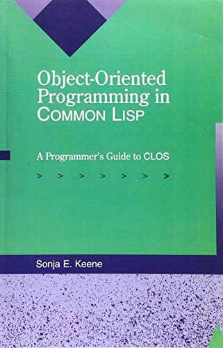 Object-oriented programming in Common LISP Cover