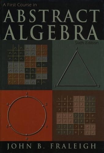 A first course in abstract algebra Cover