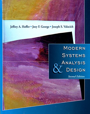 Modern systems analysis and design Cover