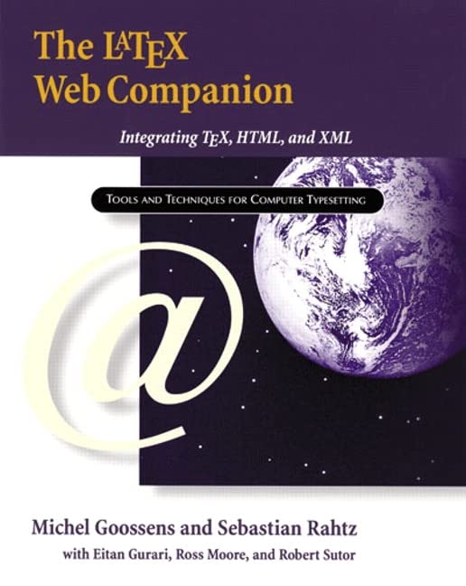 The LaTex Web companion Cover