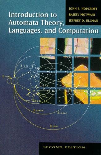 Introduction to automata theory, languages, and computation Cover