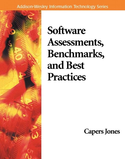 Software assessments, benchmarks, and best practices / Capers Jones. Cover