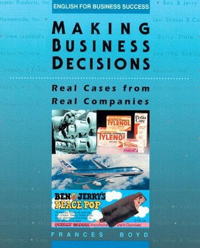 Making business decisions Cover