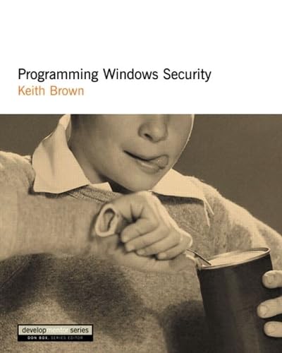 Programming Windows Security (The DevelopMentor Series) Cover