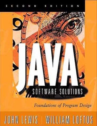 Java software solutions Cover