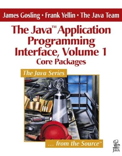 The Java application programming interface Cover