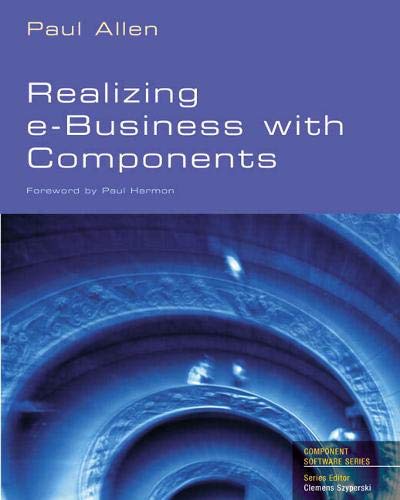 Realizing e-business with components Cover