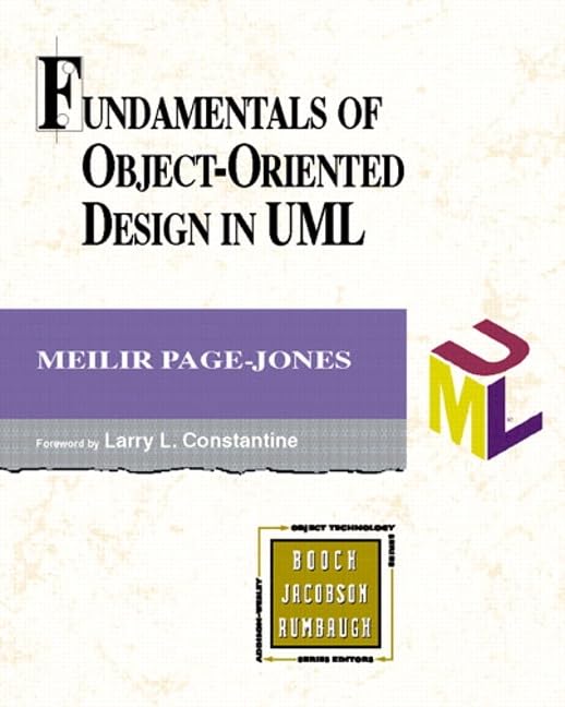 Fundamentals of object-oriented design in UML Cover