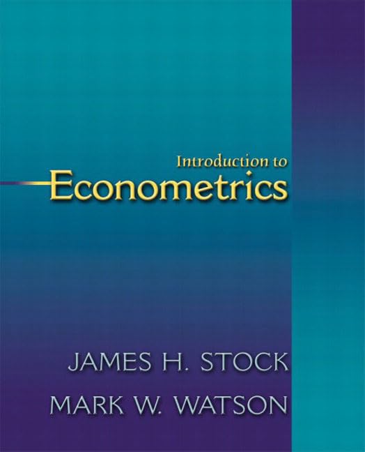 Introduction to Econometrics (The Addison-Wesley Series in Economics) Cover