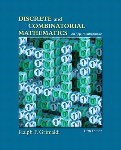 Discrete and combinatorial mathematics Cover