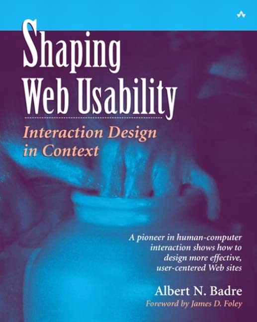 Shaping Web usability Cover