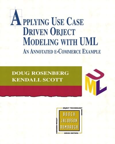 Applying use case driven object modeling with UML Cover