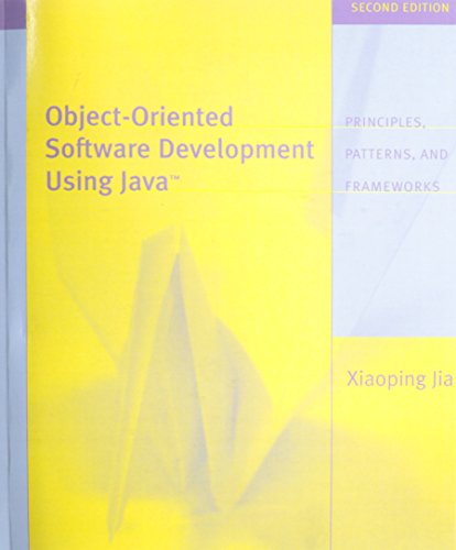 Object-oriented software development using Java Cover