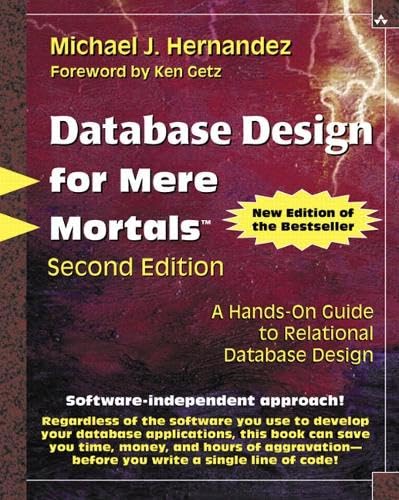 Database design for mere mortals Cover