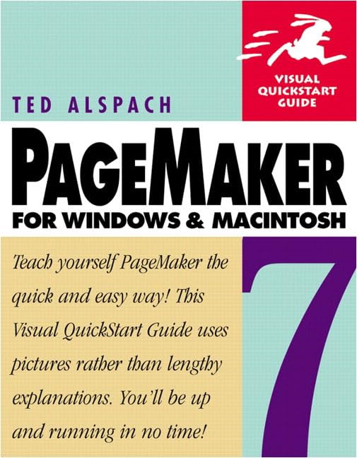 PageMaker 7 for Windows and Macintosh Cover