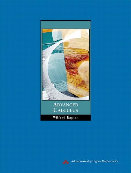 Advanced calculus Cover