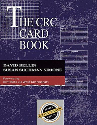 The CRC card book Cover