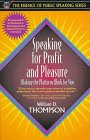 Speaking for profit and pleasure Cover