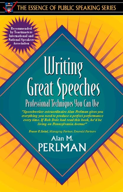 Writing great speeches Cover