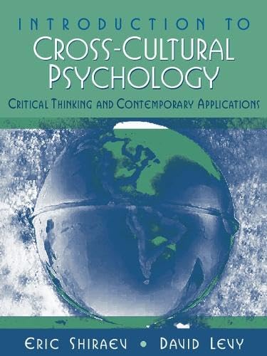 Introduction to Cross-Cultural Psychology Cover