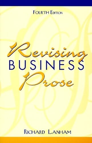 Revising business prose Cover
