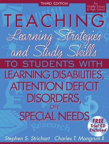 Teaching learning strategies and study skills to students with learning disabilities, attention deficit disorders, or special needs Cover