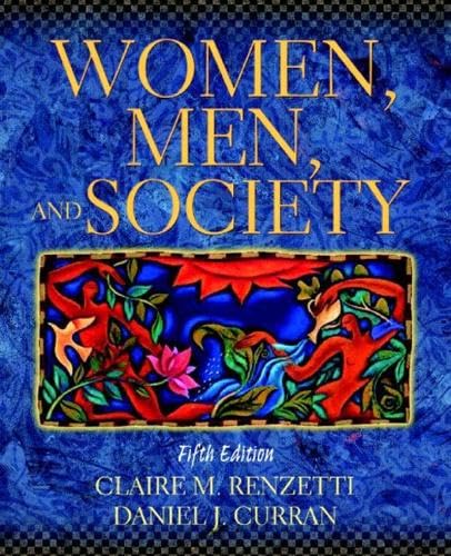 Women, men, and society Cover