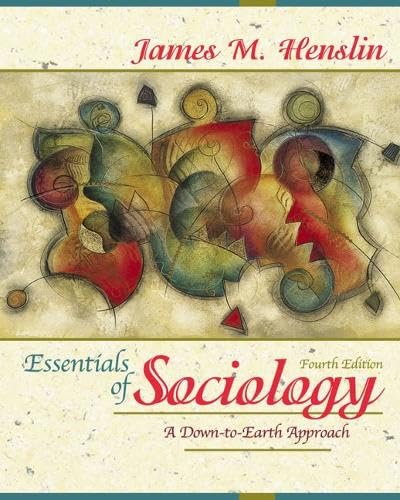 Essentials of sociology Cover
