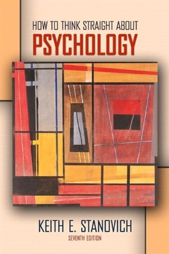 How to think straight about psychology Cover