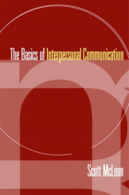 The basics of interpersonal communication Cover