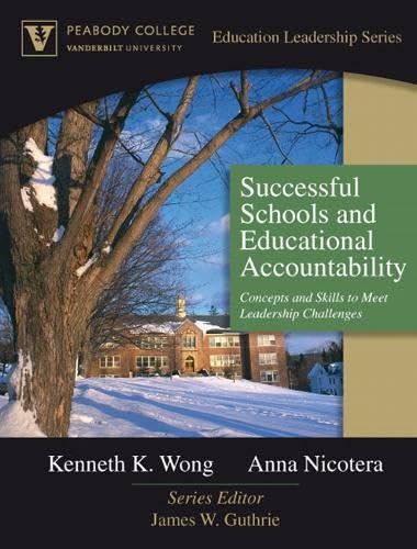 Successful schools and educational accountability Cover
