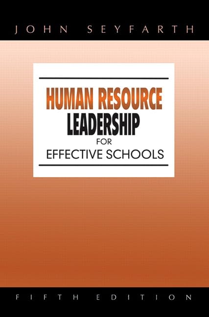 Human resource leadership for effective schools Cover