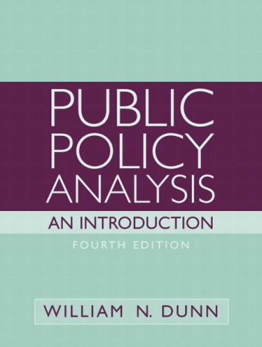 Public Policy Analysis: An Introduction Cover