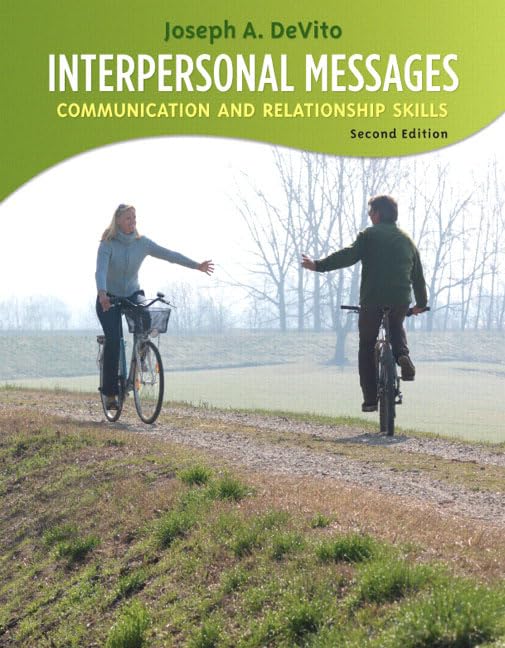 Interpersonal Messages: Communication and Relationship (2nd Edition) Cover