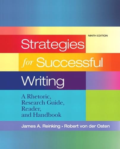 Strategies for successful writing Cover