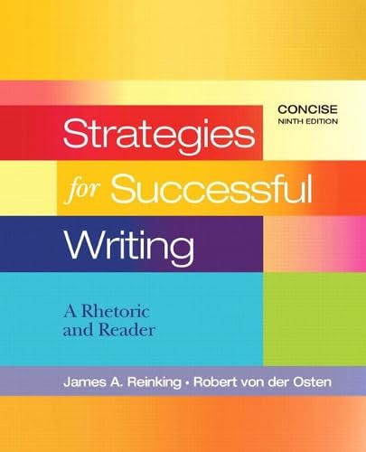 Strategies for successful writing Cover
