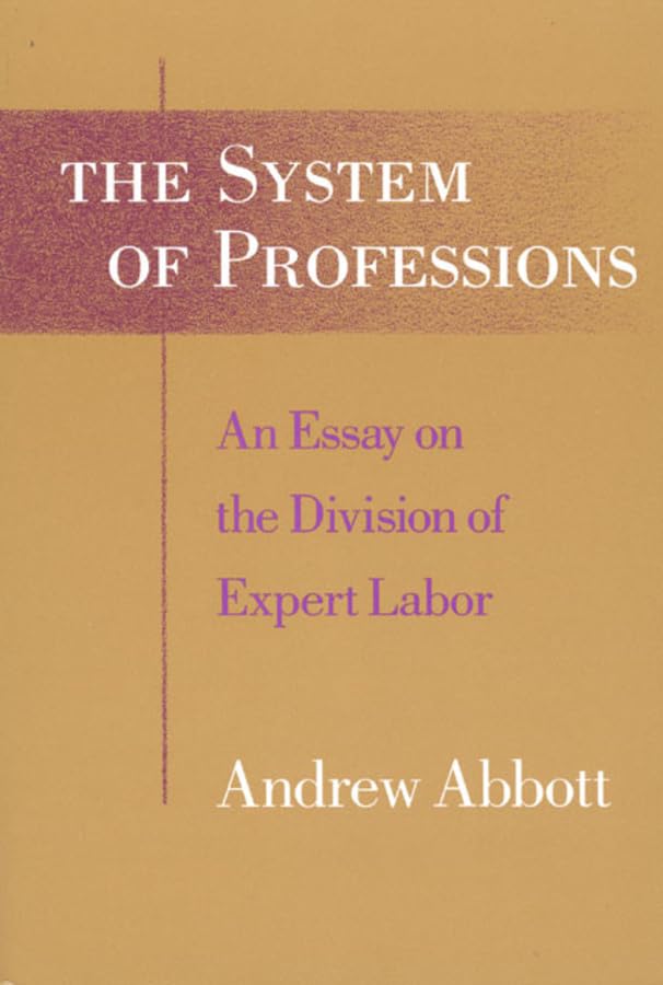 The system of professions Cover
