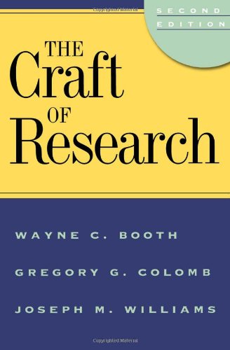 The craft of research Cover